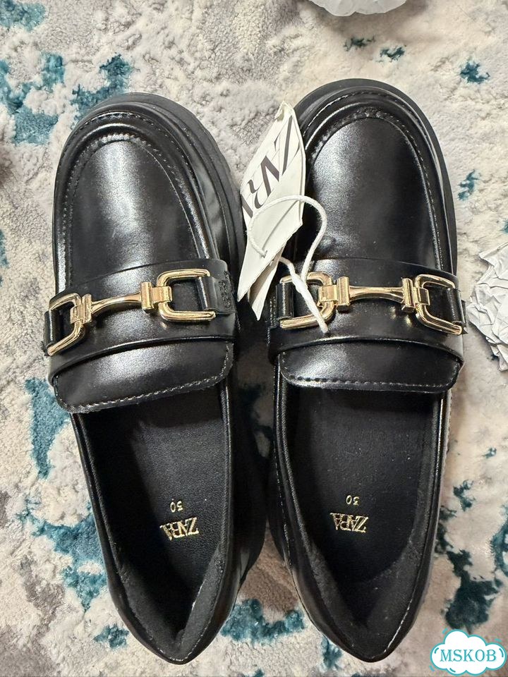 Лоферы zara 30 новые фото 3