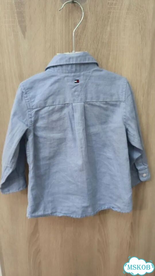Tommy hilfiger рубашка 80-86 оригинал фото 7