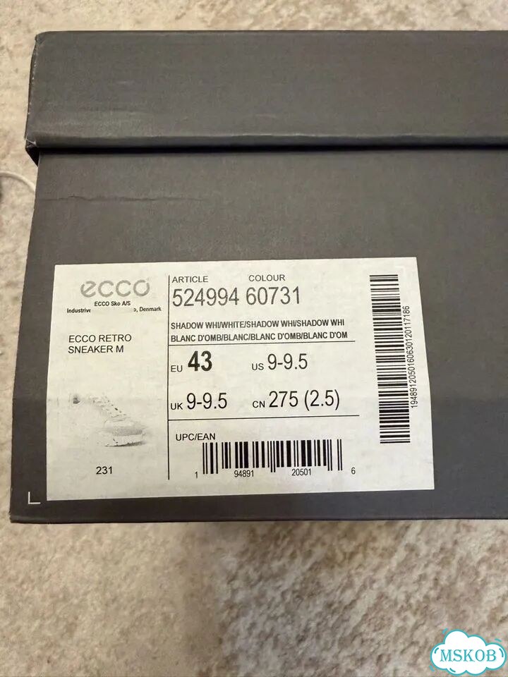 Кроссовки Ecco мужские фото 8