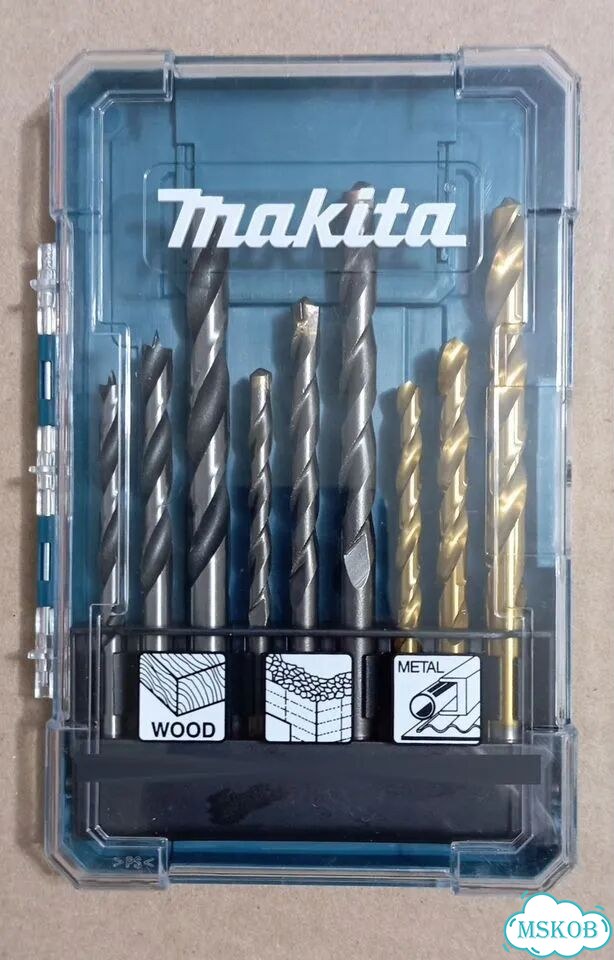 Нов набор сверл Makita D-71962 фото 1