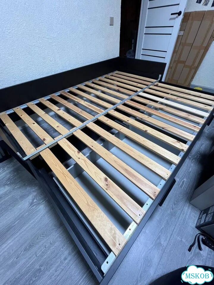 Кровать двуспальная 160×200 IKEA фото 1