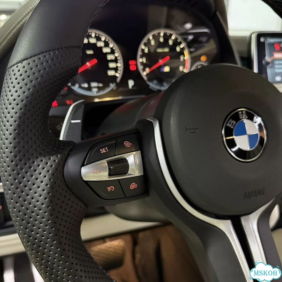 Кожаный руль BMW M с анатомией и обогревом фото 5