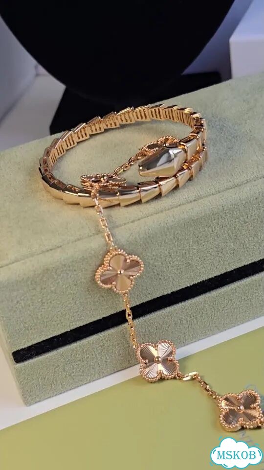 Браслет Van Cleef Arpels гильоше Bvlgari serpenti фото 1