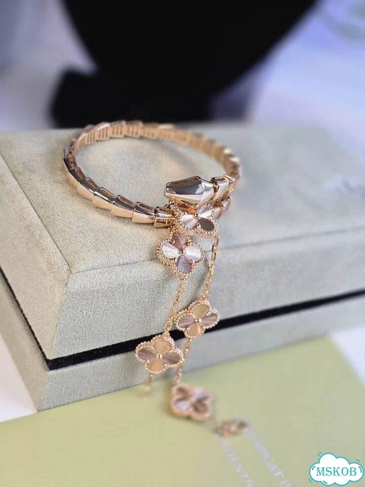 Браслет Van Cleef Arpels гильоше Bvlgari serpenti фото 2
