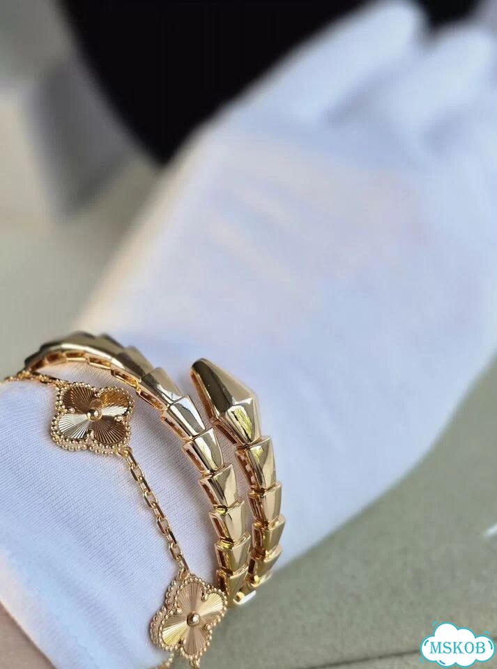 Браслет Van Cleef Arpels гильоше Bvlgari serpenti фото 3
