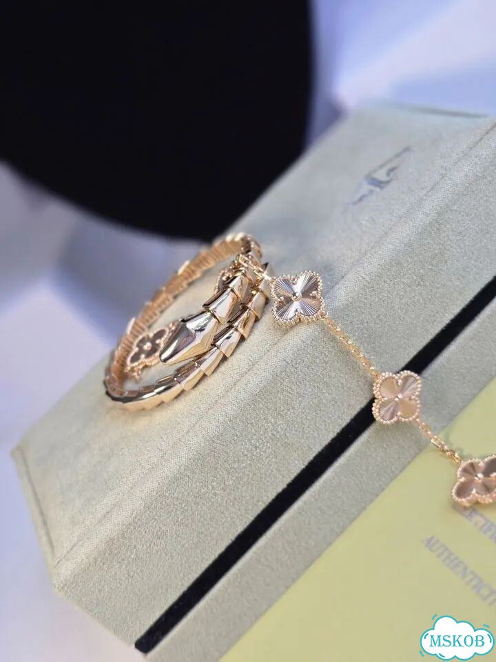 Браслет Van Cleef Arpels гильоше Bvlgari serpenti фото 4