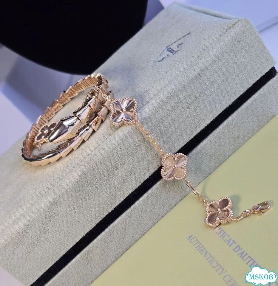 Браслет Van Cleef Arpels гильоше Bvlgari serpenti фото 7