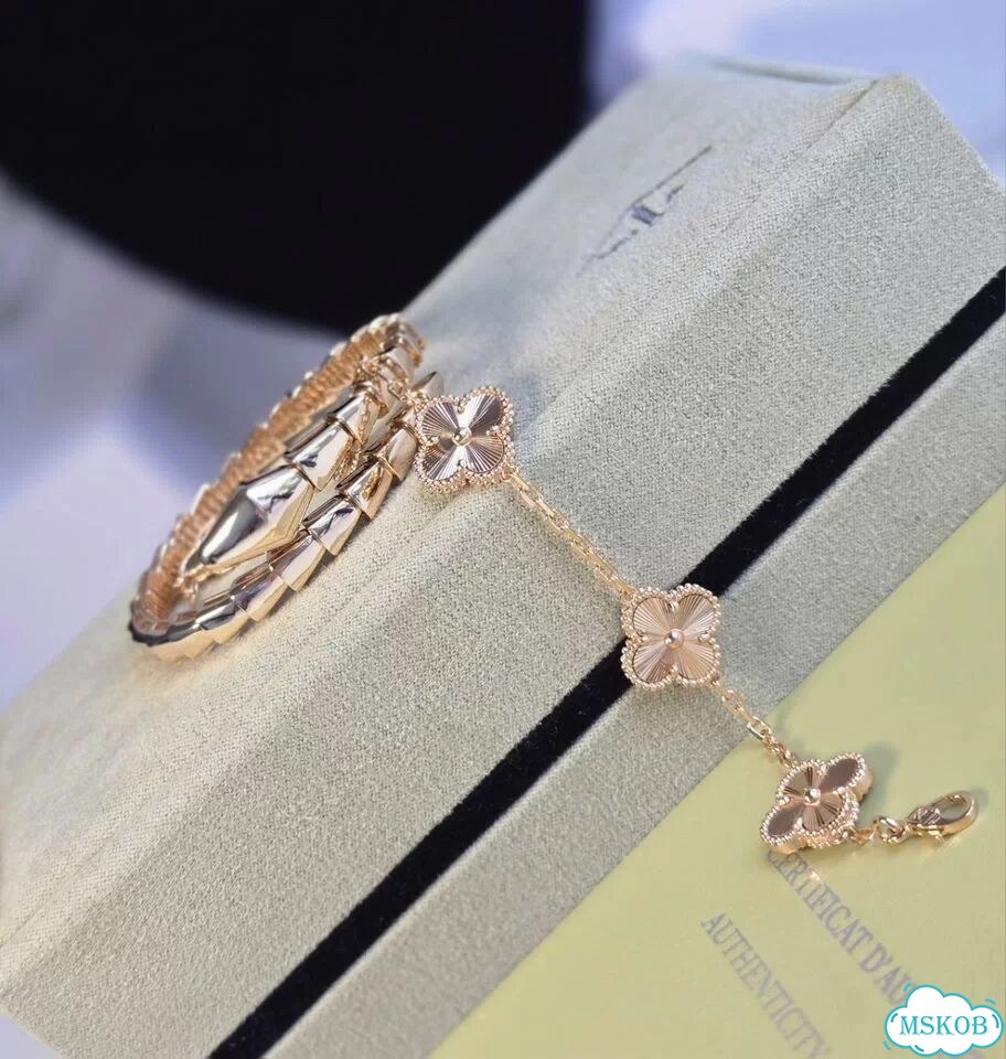 Браслет Van Cleef Arpels гильоше Bvlgari serpenti фото 8