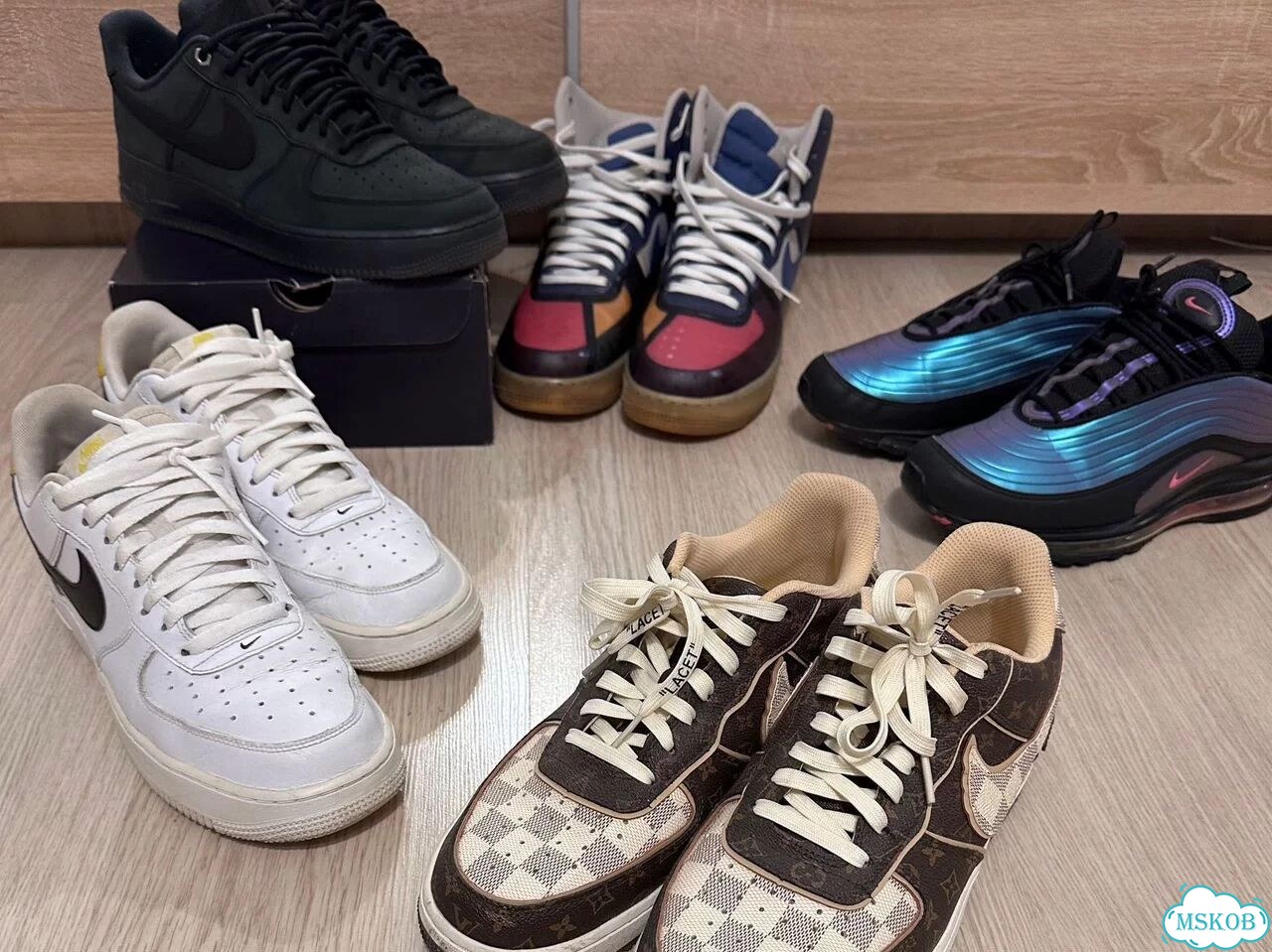 Кроссовки nike air force 1, airmax 97 фото 1