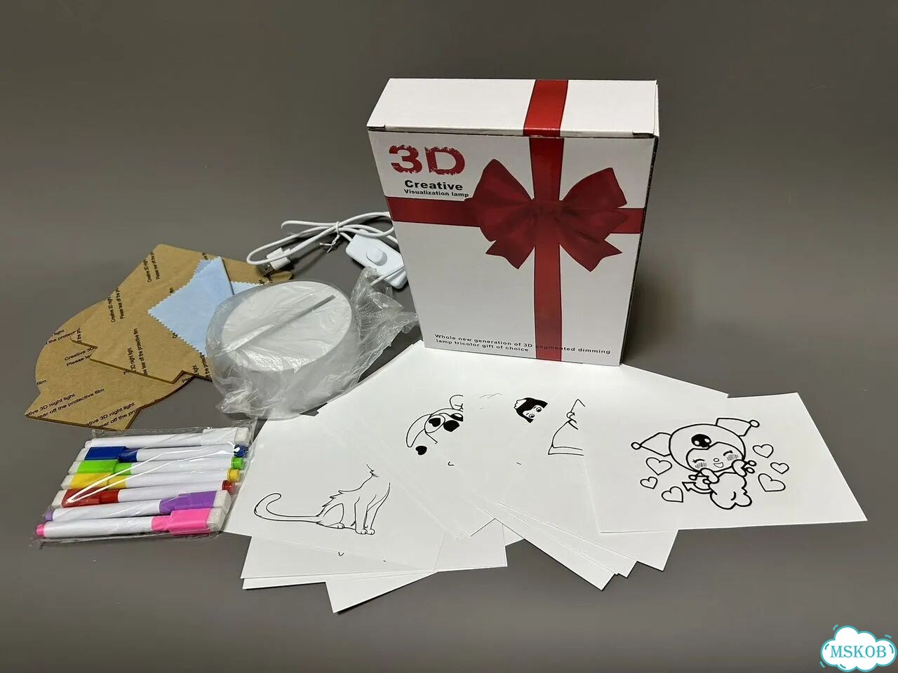 Набор для творчества 3D ночник для рисования фото 2