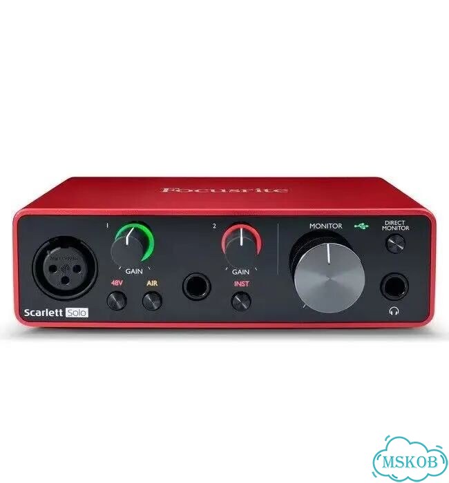 Звуковая карта Focusrite Scarlett solo 3rd gen фото 1