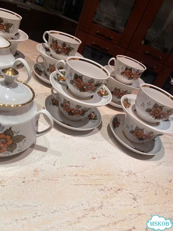Чайный сервиз СССР Рига фото 3