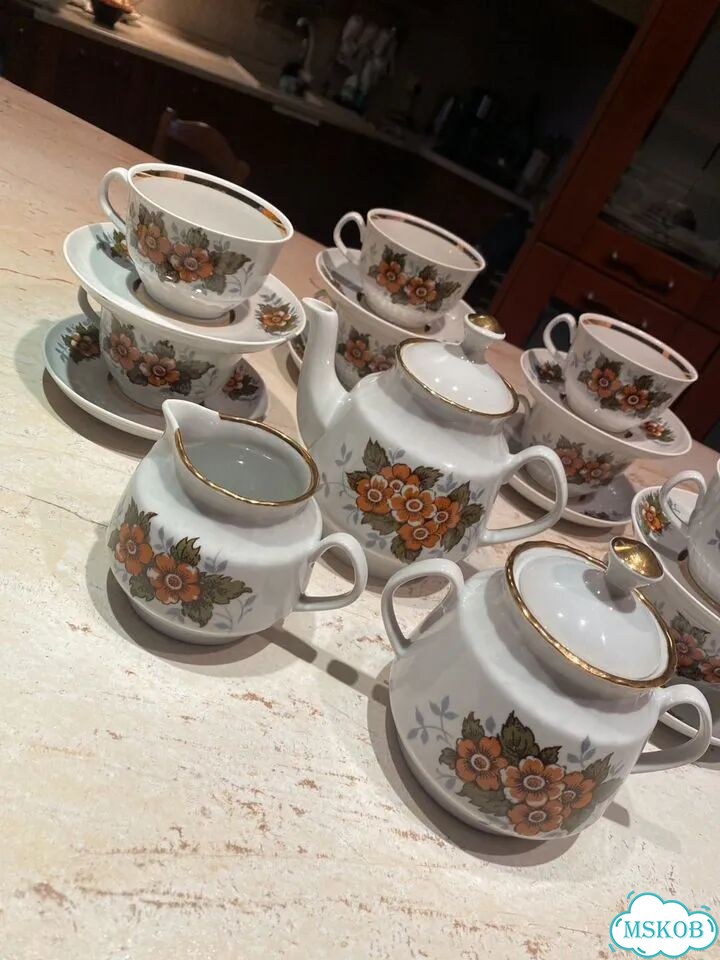 Чайный сервиз СССР Рига фото 4