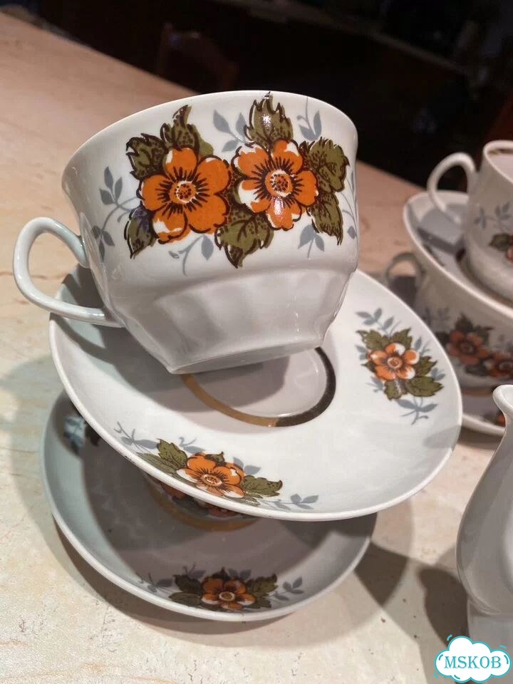 Чайный сервиз СССР Рига фото 6