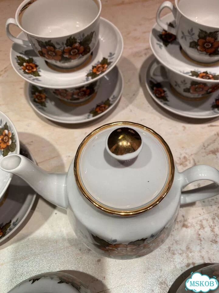 Чайный сервиз СССР Рига фото 7
