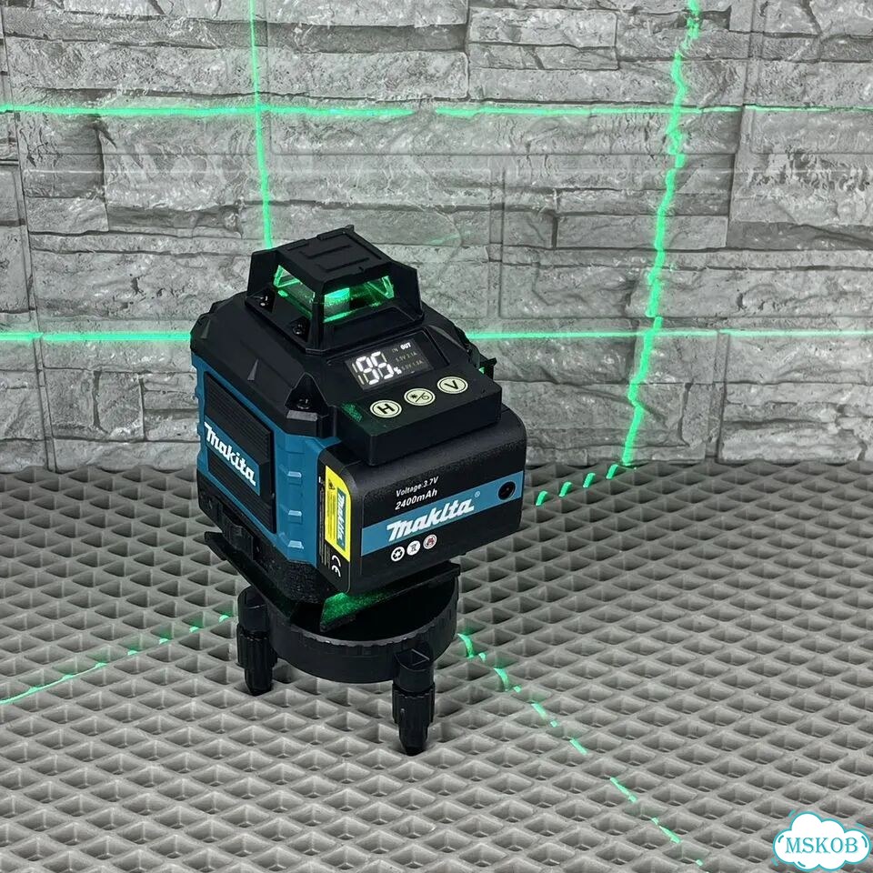 Лазерный уровень makita 4D нивелир 16 линий фото 3
