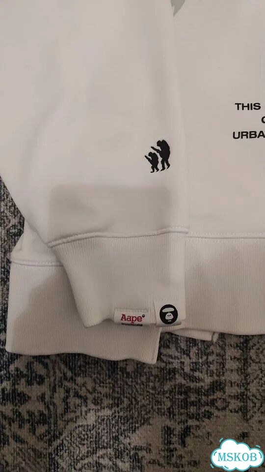 Свитшот Aape NOW white фото 3