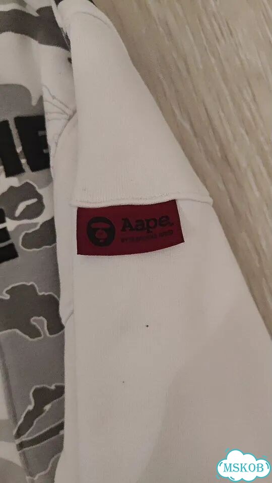 Свитшот Aape NOW white фото 6