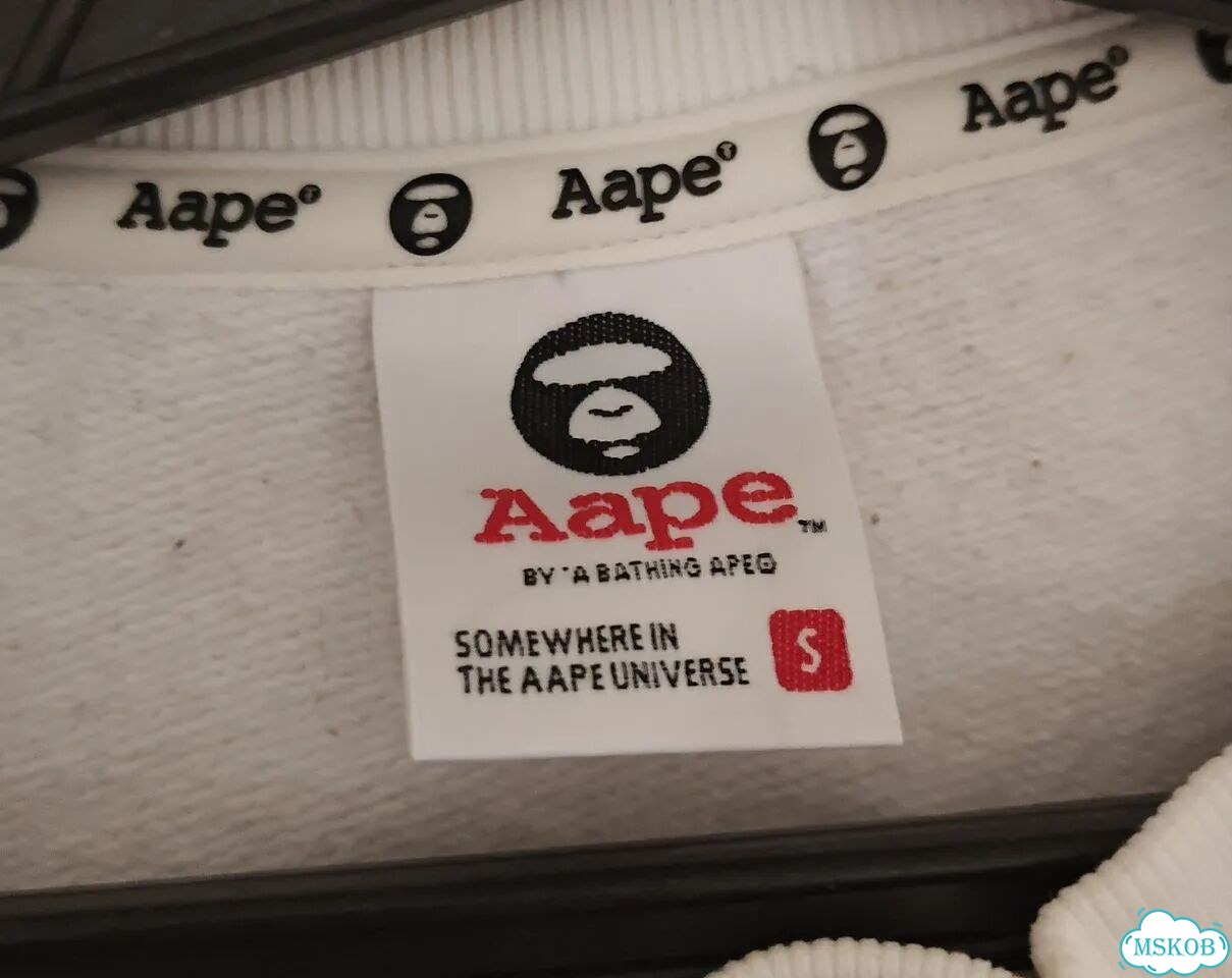 Свитшот Aape NOW white фото 8