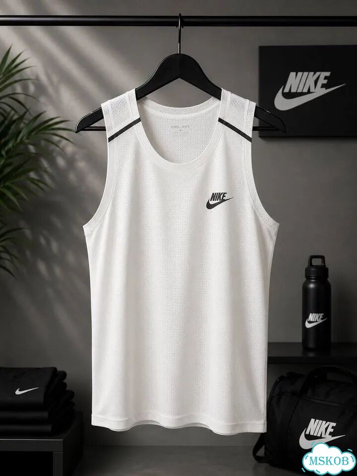 Майка nike dri-fit breathe для бега спорта фото 2