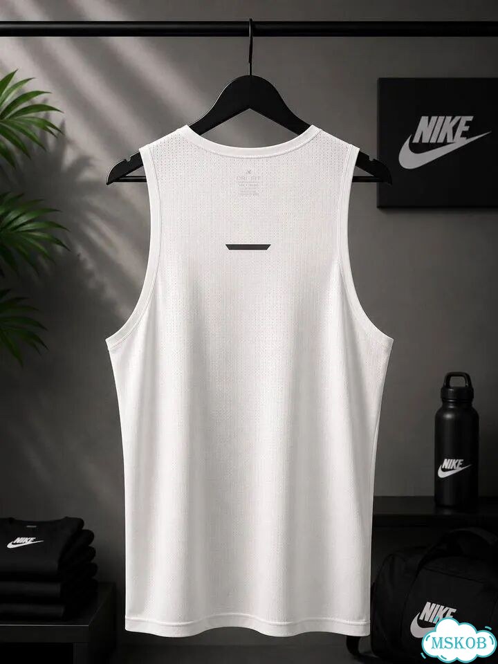 Майка nike dri-fit breathe для бега спорта фото 3