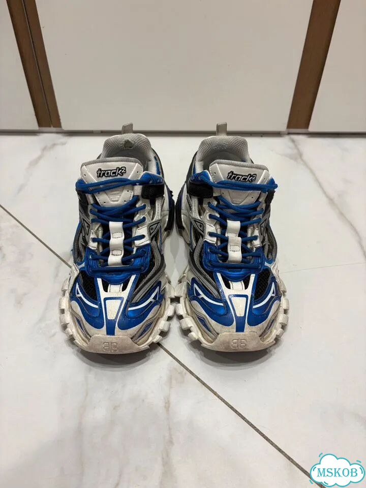 Balenciaga track 2 white blue фото 1