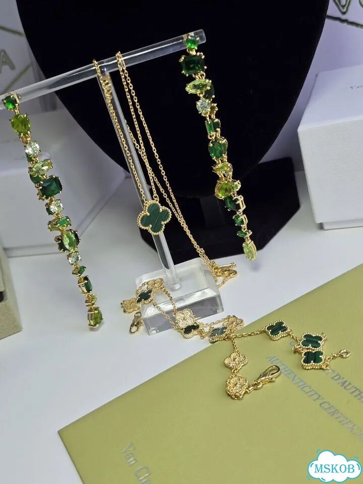 Серьги Swarovski Колье Браслет Van Cleef Arpels фото 3