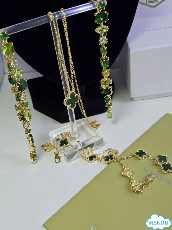 Серьги Swarovski Колье Браслет Van Cleef Arpels фото 5