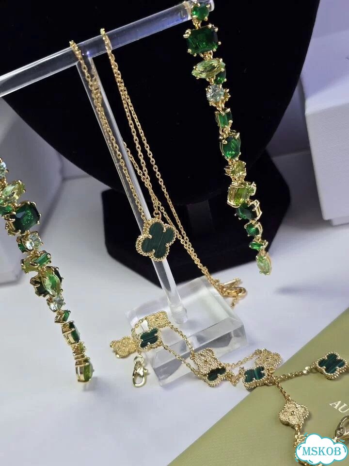 Серьги Swarovski Колье Браслет Van Cleef Arpels фото 7