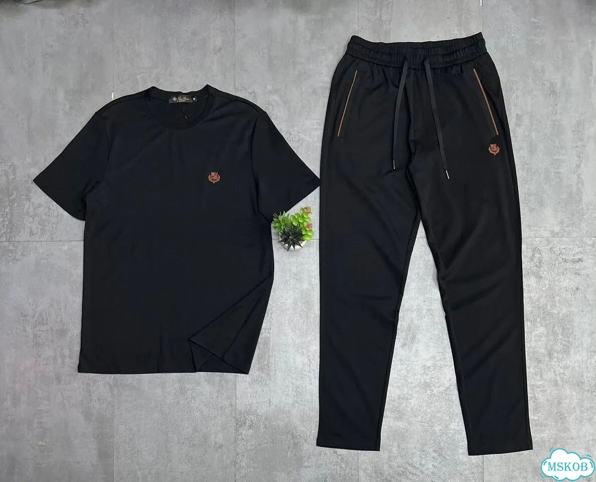 Костюм двойка Loro Piana штаны+футболка фото 10