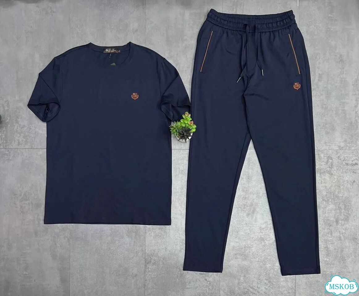 Костюм двойка Loro Piana штаны+футболка фото 8