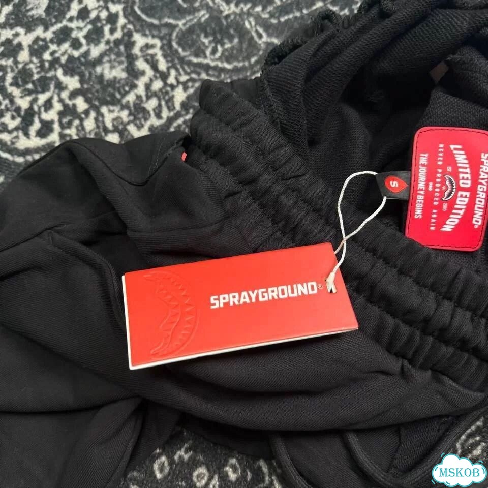 Sprayground шорты серый/черный фото 5