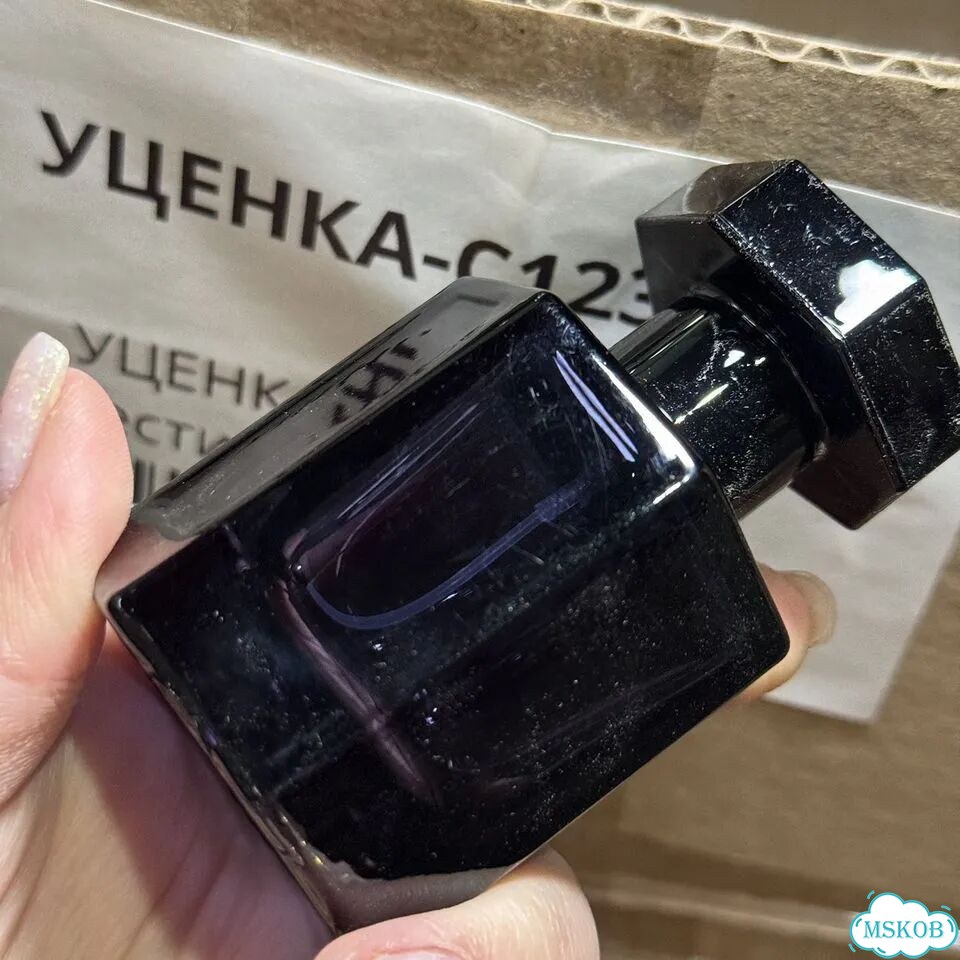 Атомайзер шестигранный, 37мл, темное стекло фото 7
