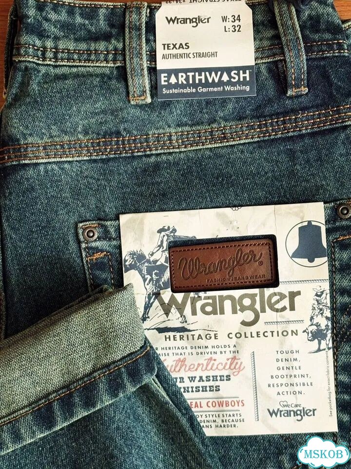 Ёлочка+зеленцаwrangler Texas 100% Хлопок фото 2