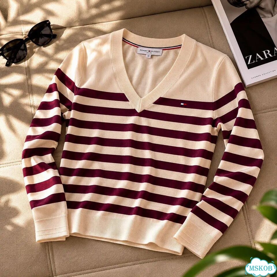 Женская кофта Tommy Hilfiger новая в полоску XXS фото 1