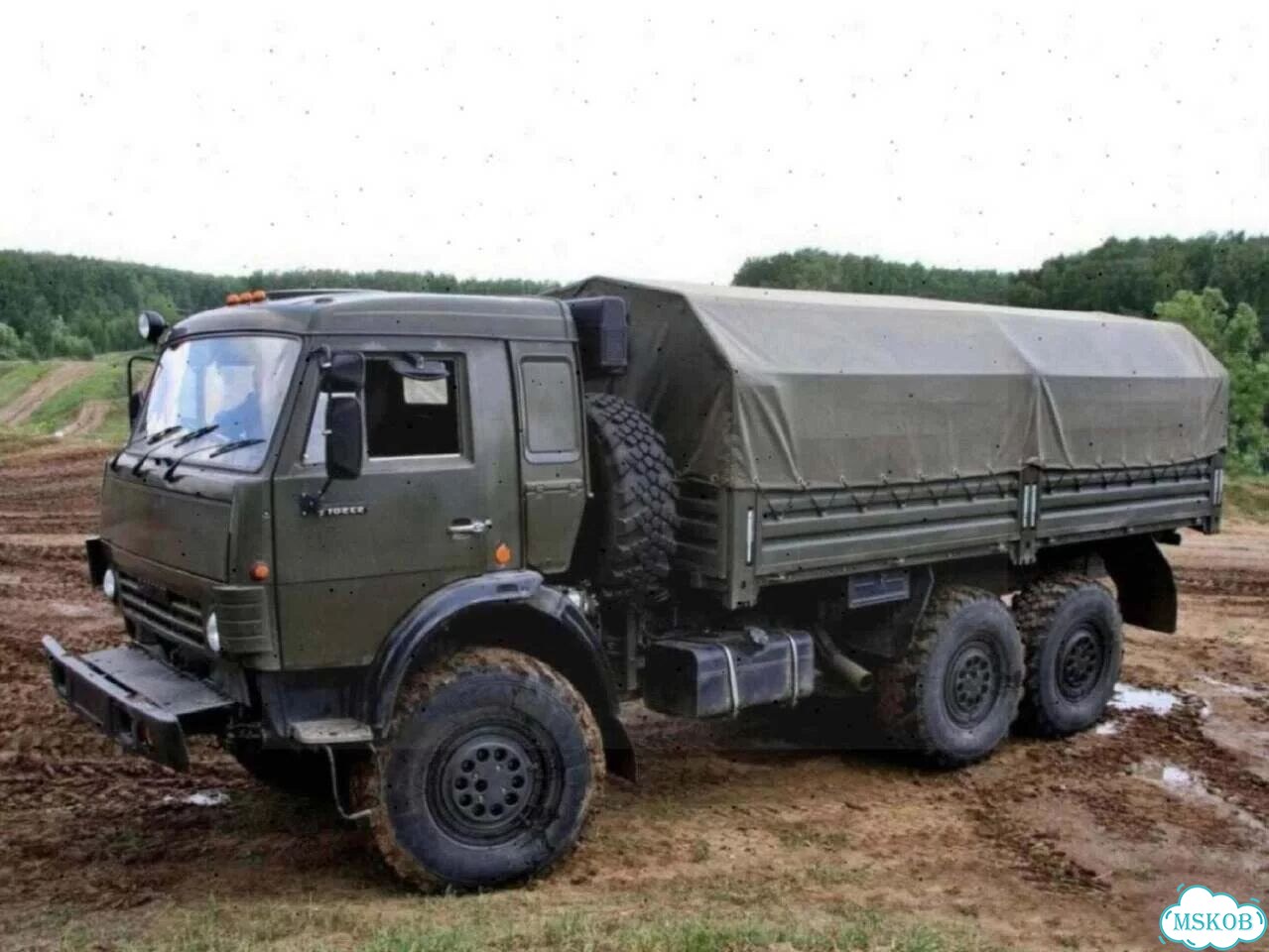 Тент на военный камаз 6351 фото 1