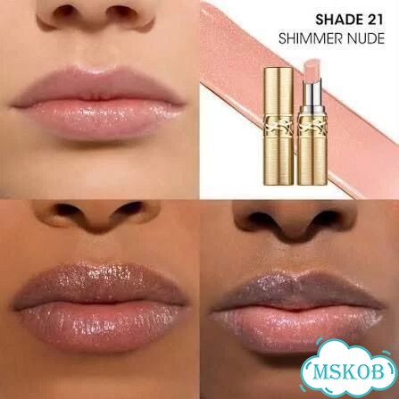 Помада YSL Rouge Volupté Shine Nude Shimmer 21 фото 2