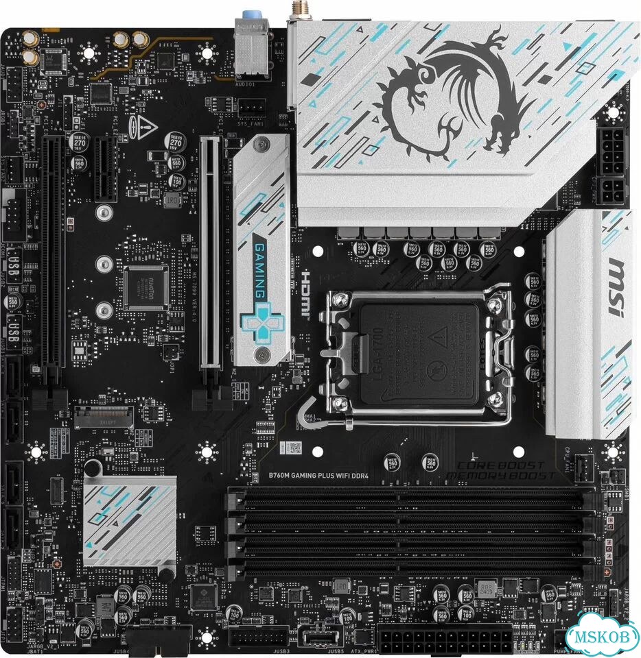 Материнская плата MSI B760M gaming plus wifi DDR4 фото 1
