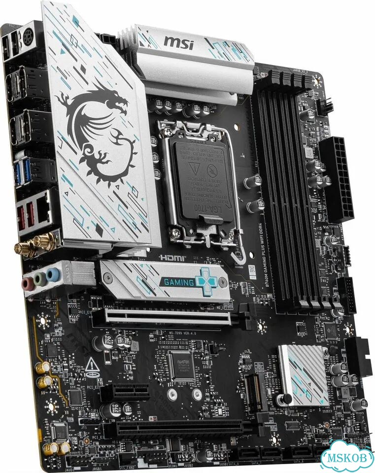Материнская плата MSI B760M gaming plus wifi DDR4 фото 4