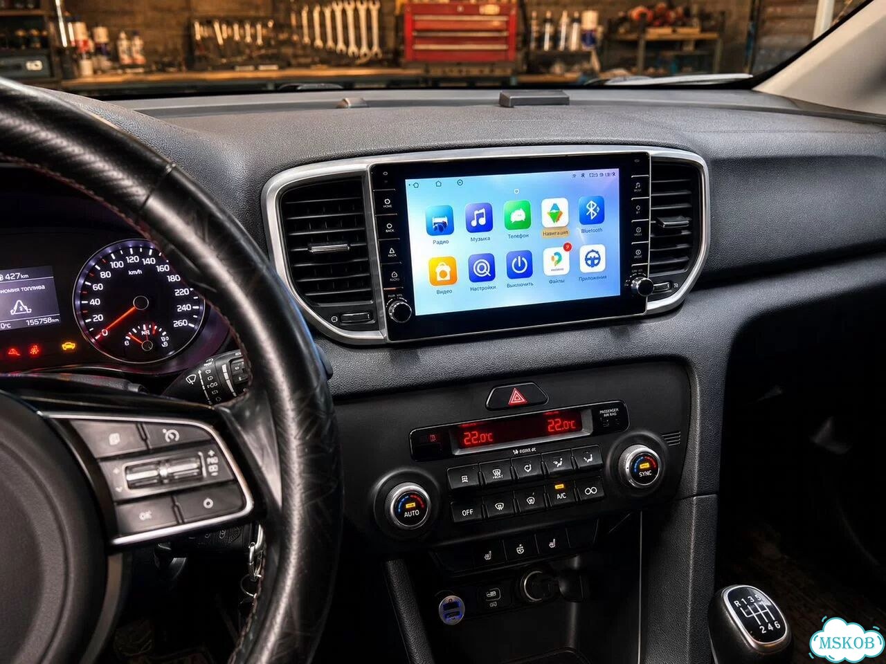 Магнитола Kia Sportage QL фото 2