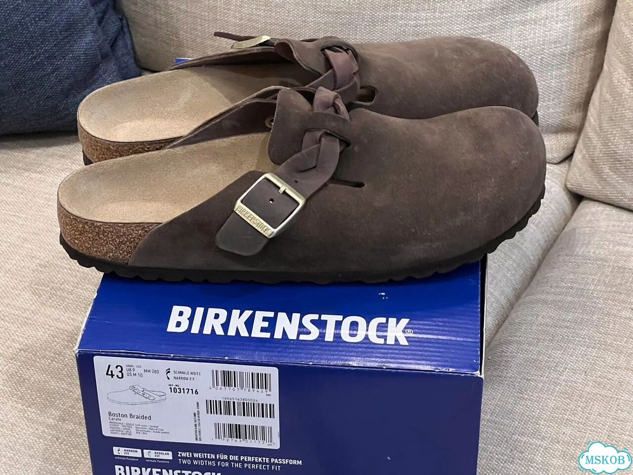 Birkenstock boston коричневые 43 размер фото 3
