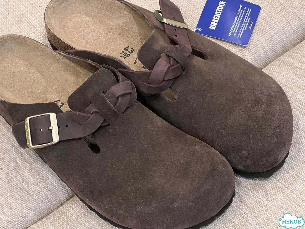 Birkenstock boston коричневые 43 размер фото 4