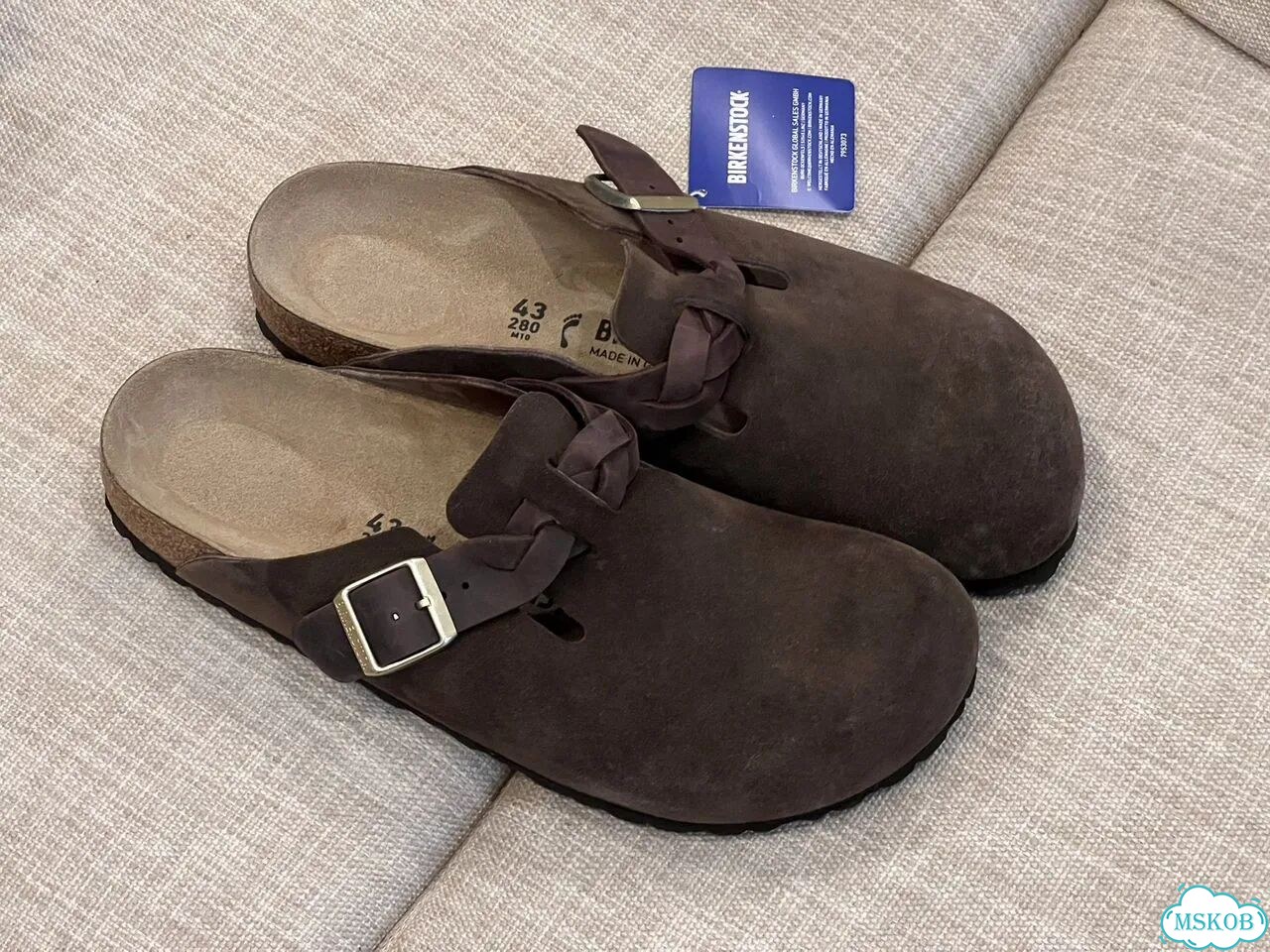 Birkenstock boston коричневые 43 размер фото 5
