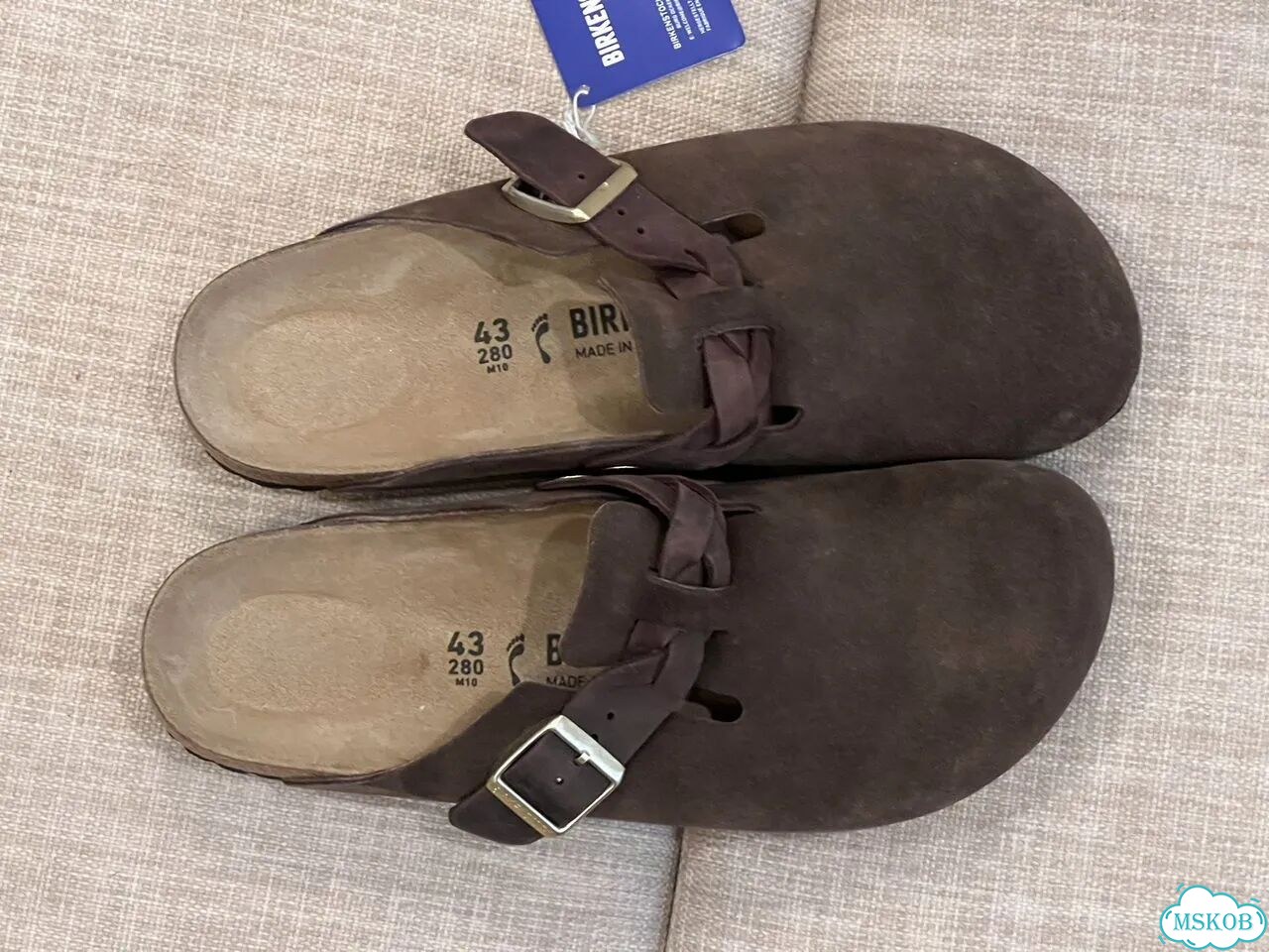 Birkenstock boston коричневые 43 размер фото 6