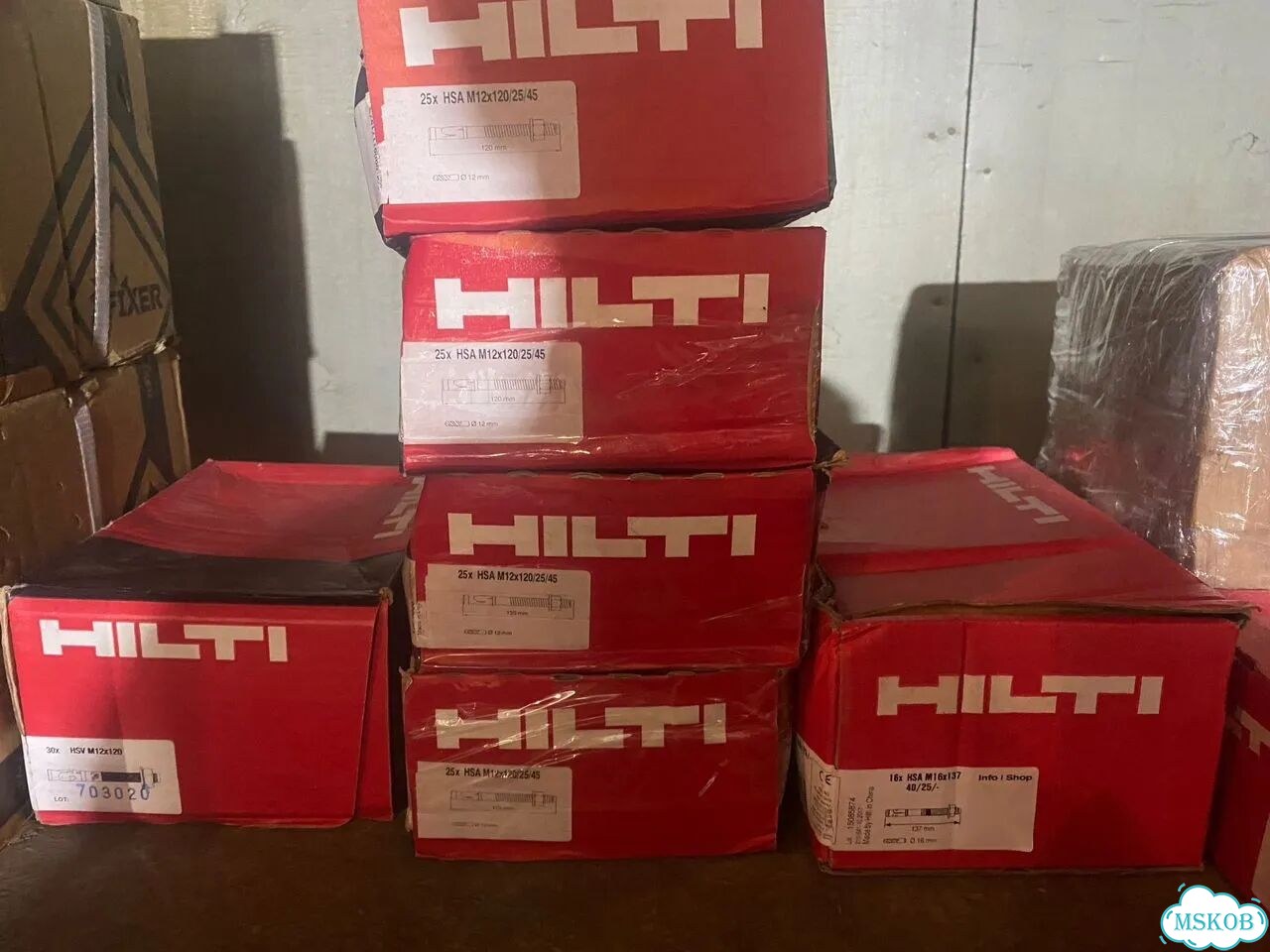Hilti анкера HSA/HSV фото 1