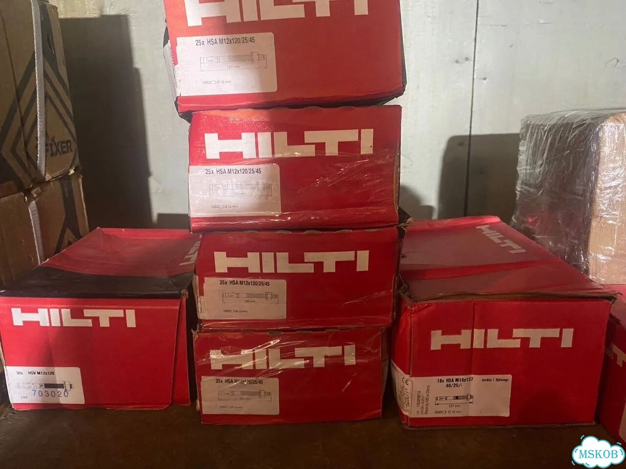 Hilti анкера HSA/HSV фото 2