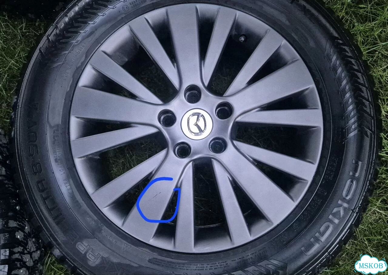 Колеса зимние в сборе диски литые Mazda R17 фото 5