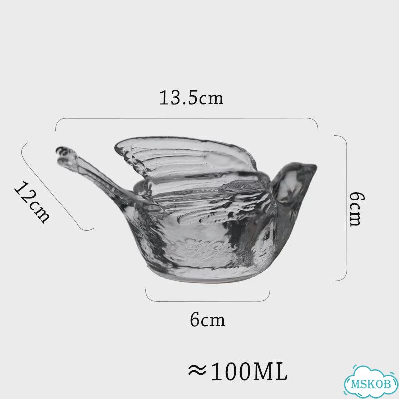 Хрустальная соусница с птицей, 100 мл, Trans-1Pcs фото 1