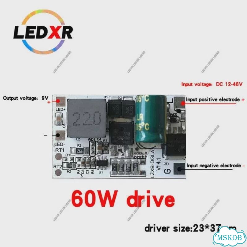 Драйвер LED 9V 60W, Voltage: 10pcs фото 1