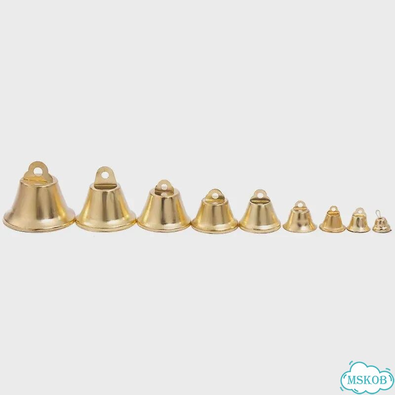 Золотые колокольчики рождественские 20шт, 38mm фото 6